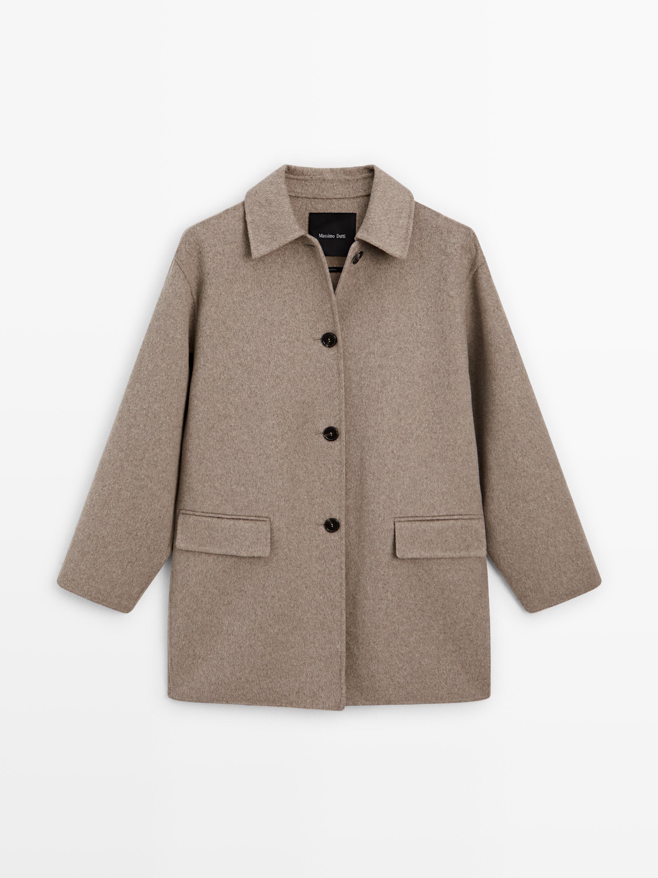 Medium wool blend coat